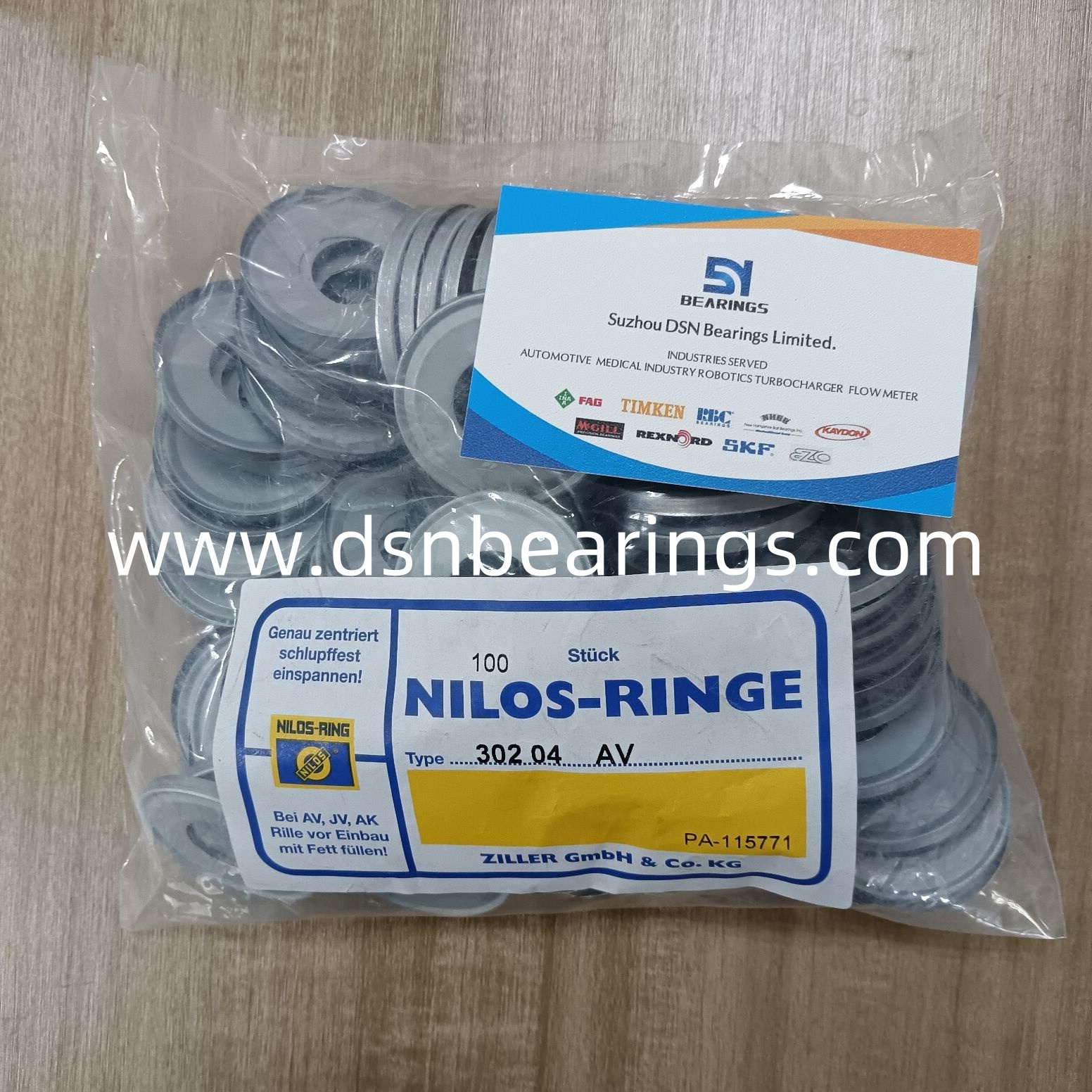 German ZILLER seal NILOS-RINGE bearing dust cover 30204 AV