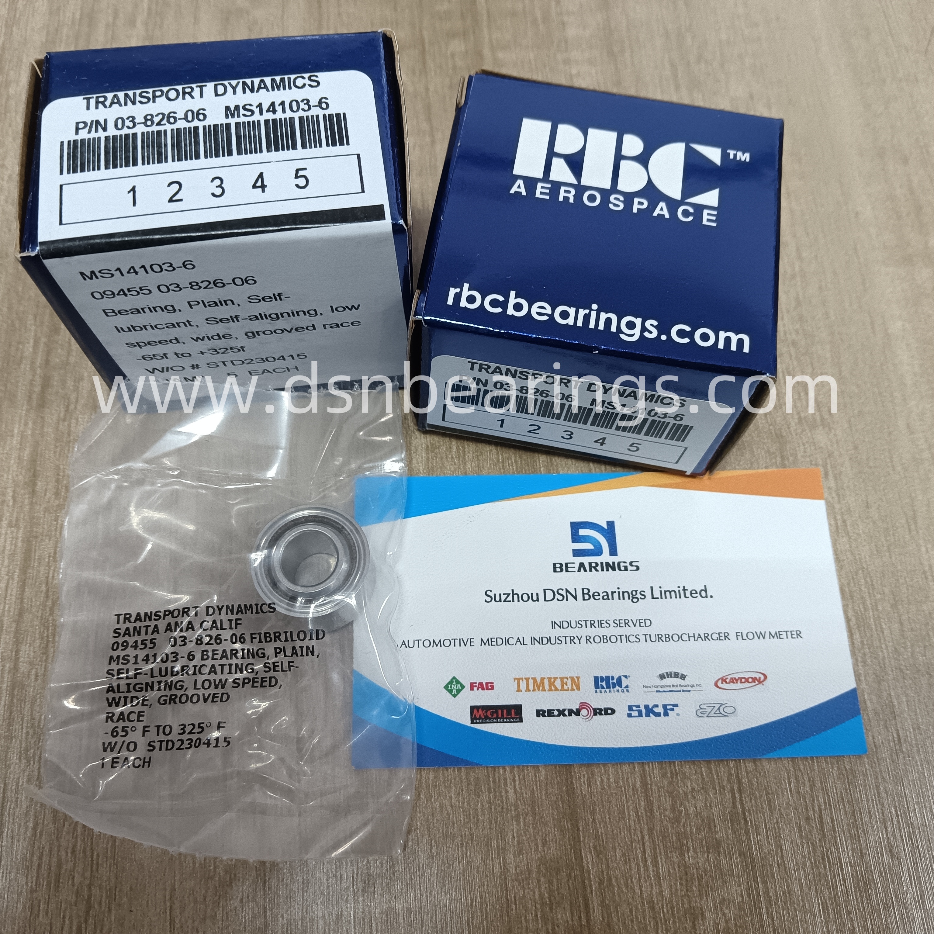 MS14103-6 RBC Aerospace Bearings 03-826-06