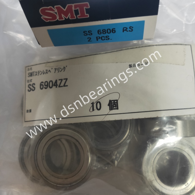 SMT stainless steel bearing SS6904ZZ SS6806RS