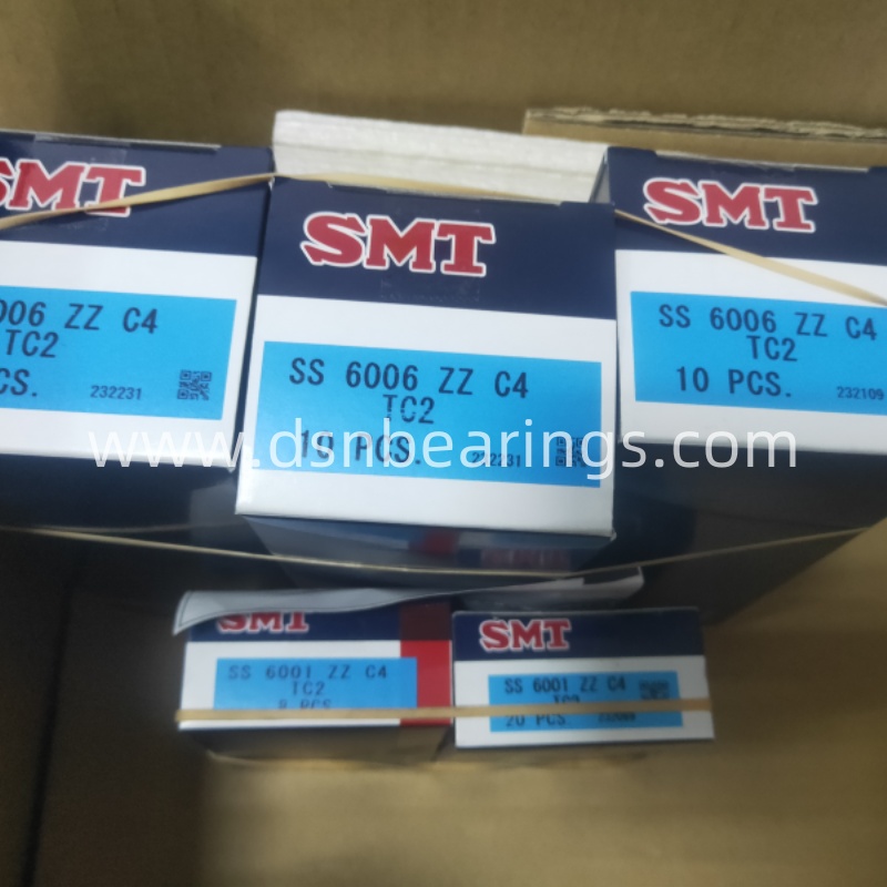 SMT stainless steel bearing SS6006ZZC4TC2 SS6001ZZC4TC2