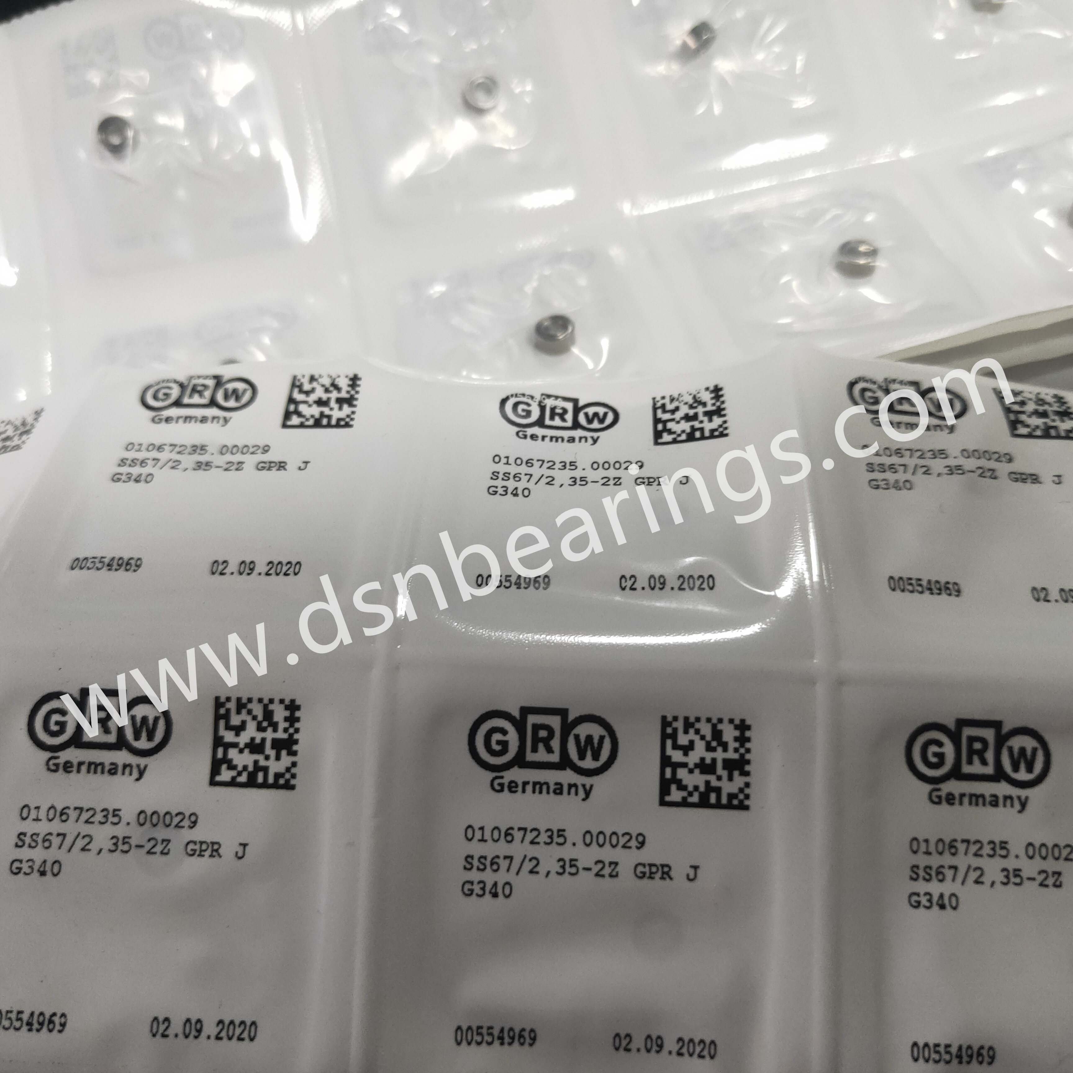 GRW bearings SS67/2.35-2ZGPRJG340