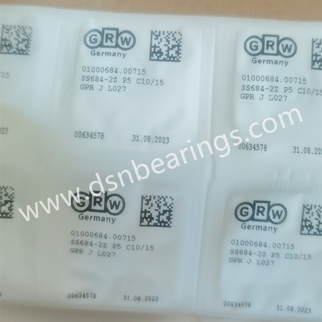 GRW bearings SS684-2ZP5C10/15GPRJL027