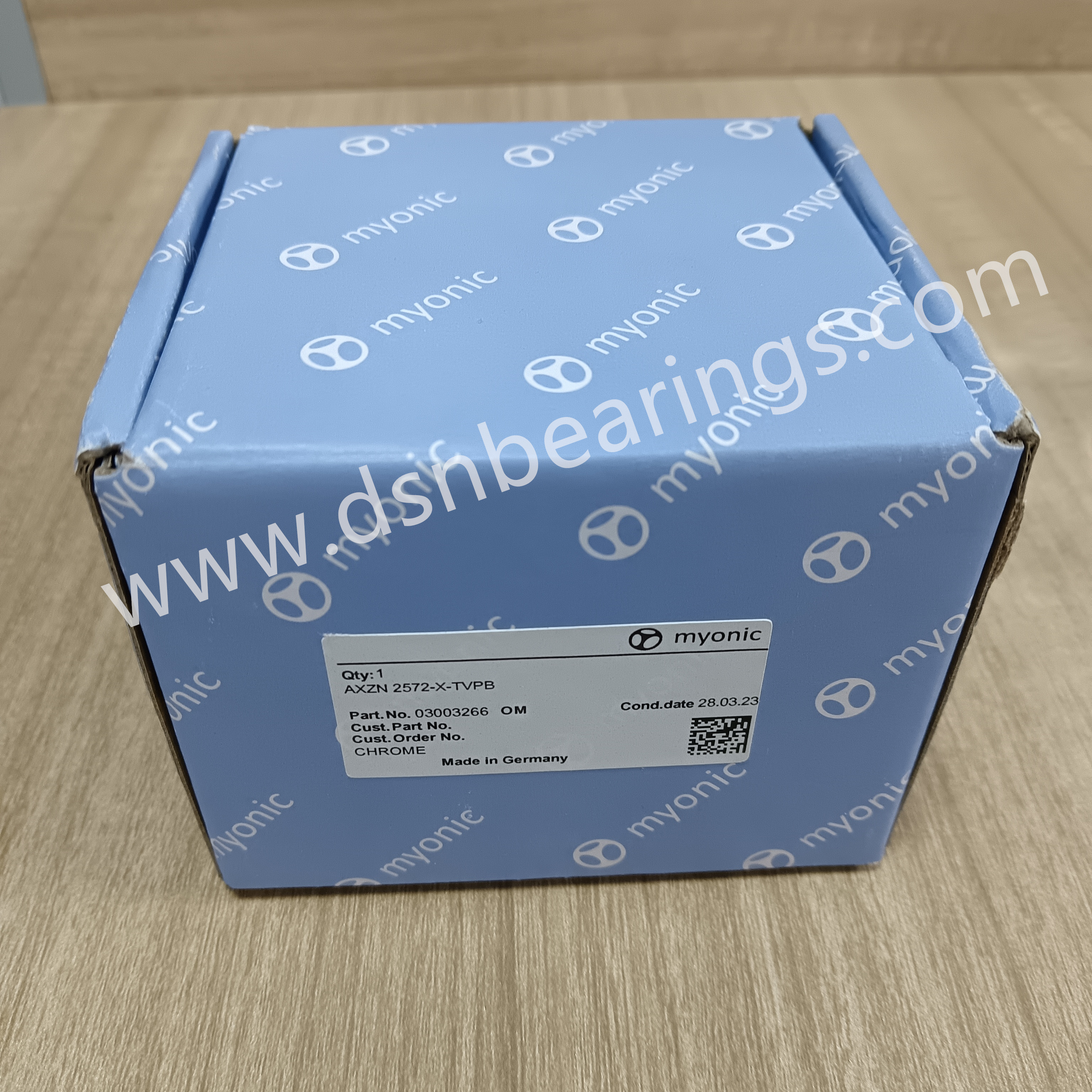 Myonic composite bearing AXZN2572-X-TVPB