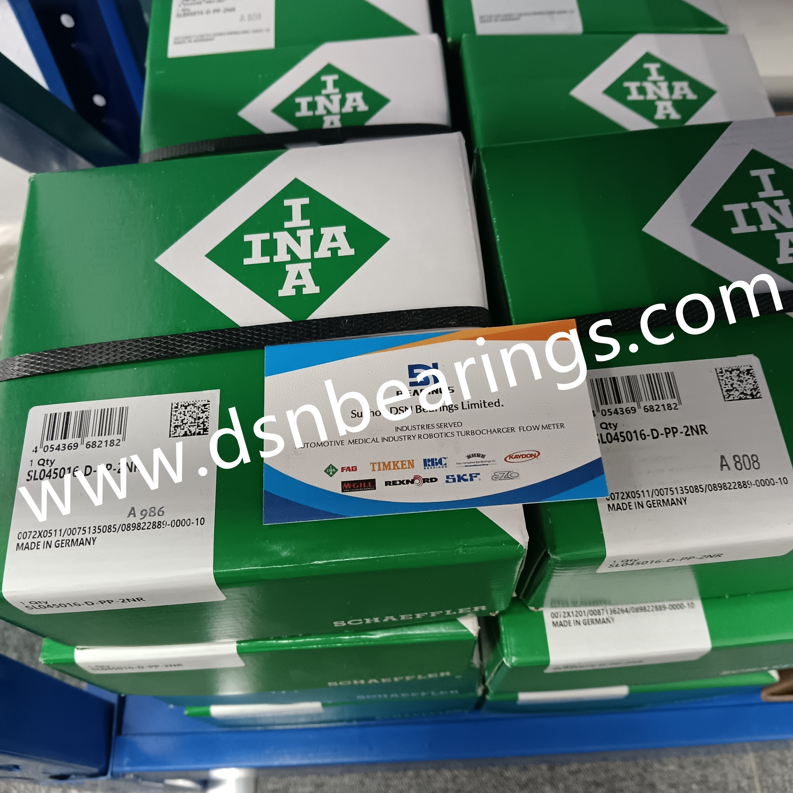 SL045016-D-PP-2NR INA Cylindrical roller bearings