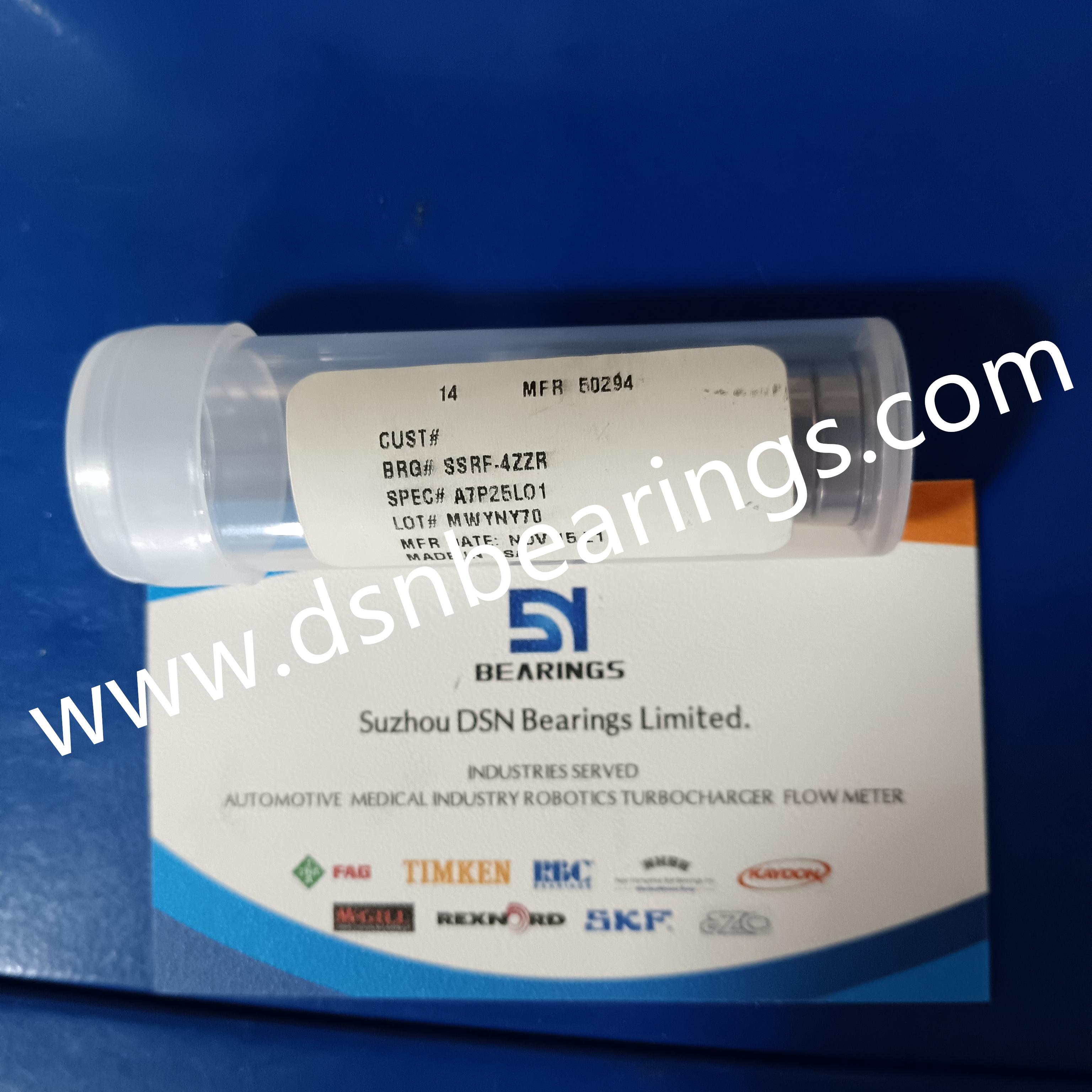 NHBB SSRF-4ZZRA7P25L01 Miniature Medical bearing