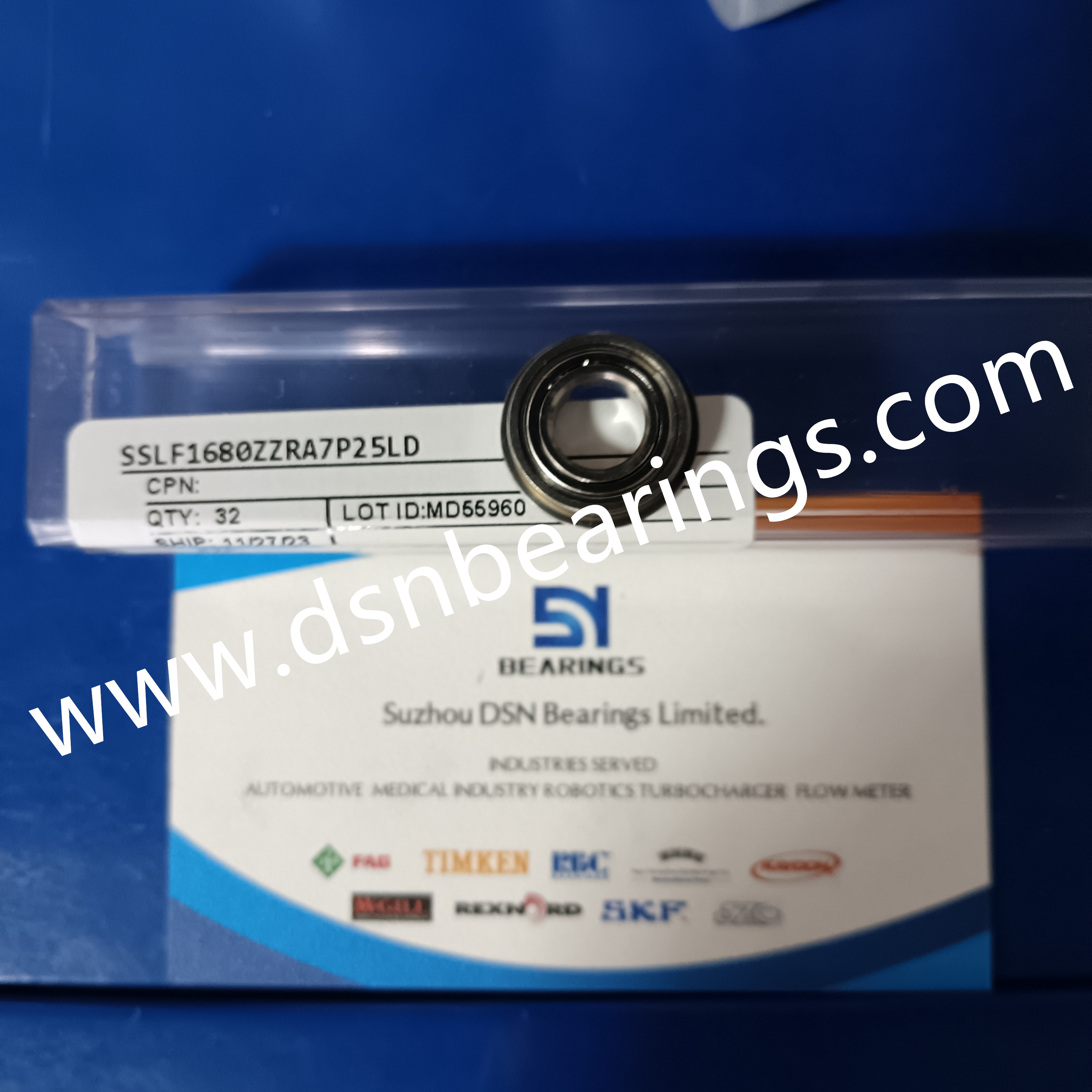 NHBB SSLF1680ZZRA7P25LD Miniature Medical bearing