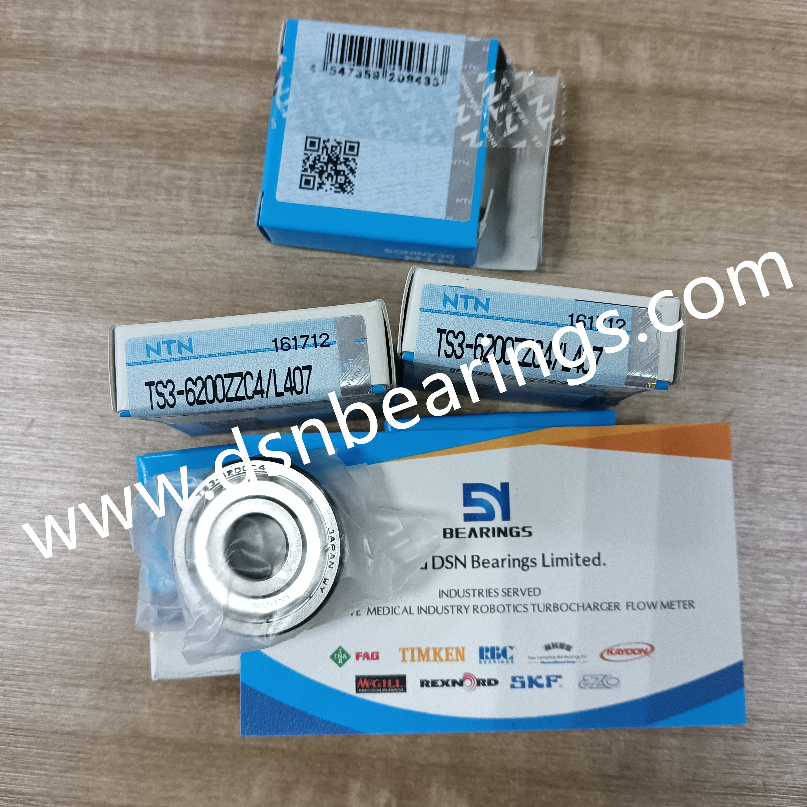 NTN TS3-6200ZZC4/L407 Single Row Radial Ball Bearing