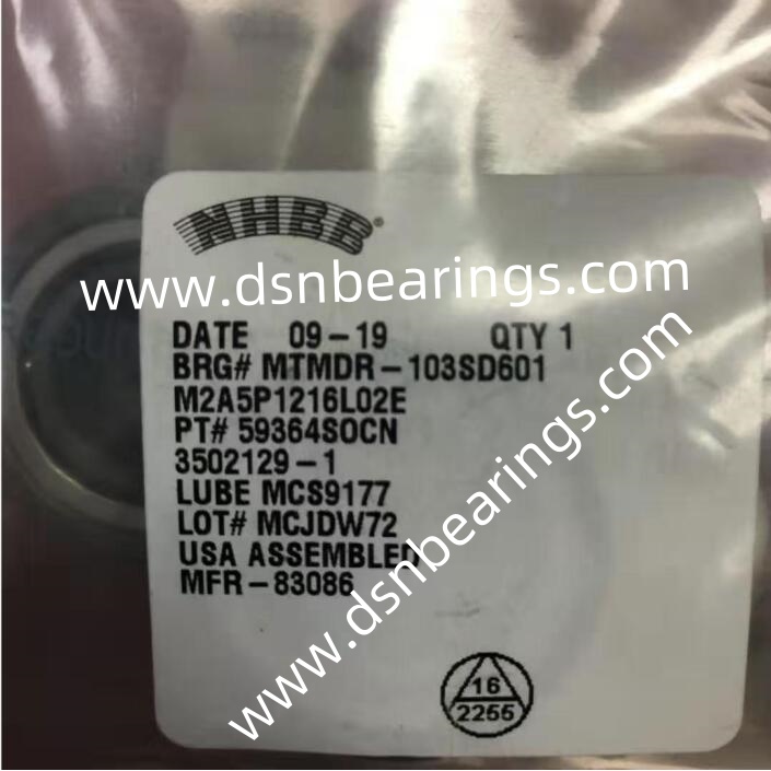 Aerospace bearing MTMDR-103SD601M2A5P1216L02E  3502129-1 MFR-83086