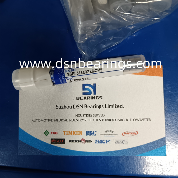 NHBB SSRI-518X3ZZMCM5A7P25LY75 Miniature Medical bearing