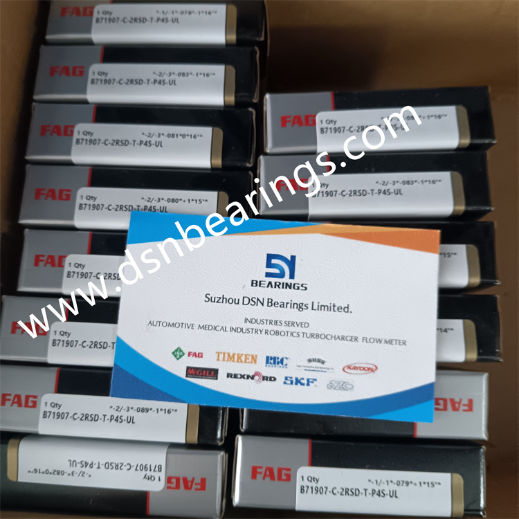 FAG B71907-C-2RSD-T-P4S-UL spindle bearing