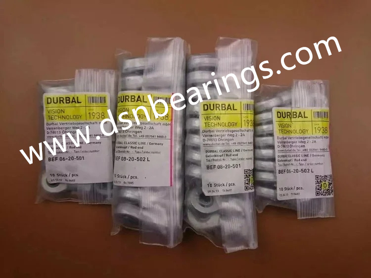 BEF-06-20-501 Durbal rod end joint bearing BEF-06-20-502L