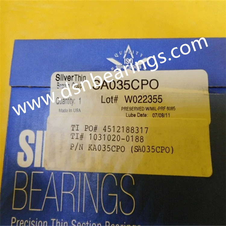 Silverthin SA035CP0 3.5 in Open Type C Thin Section Bearing