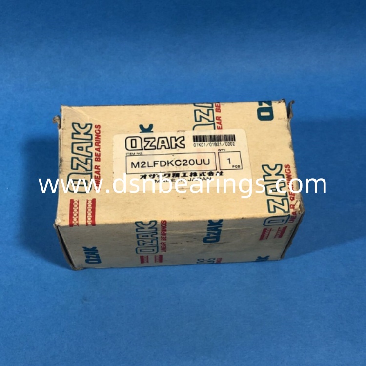 Ozak Seiko M2LFDKC20UU Flanged Linear Bearings