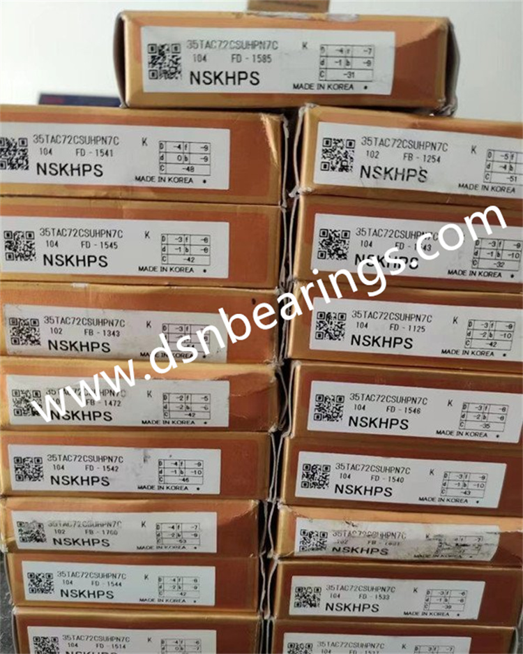 NSK 35TAC72CSUHPN7C Spindle bearing