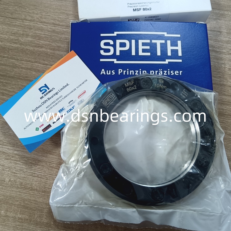 MSF80x2 SPIETH lock nut bearing K-10308001