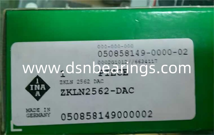 INA ZKLN2562-DAC Angular Contact Ball Bearing