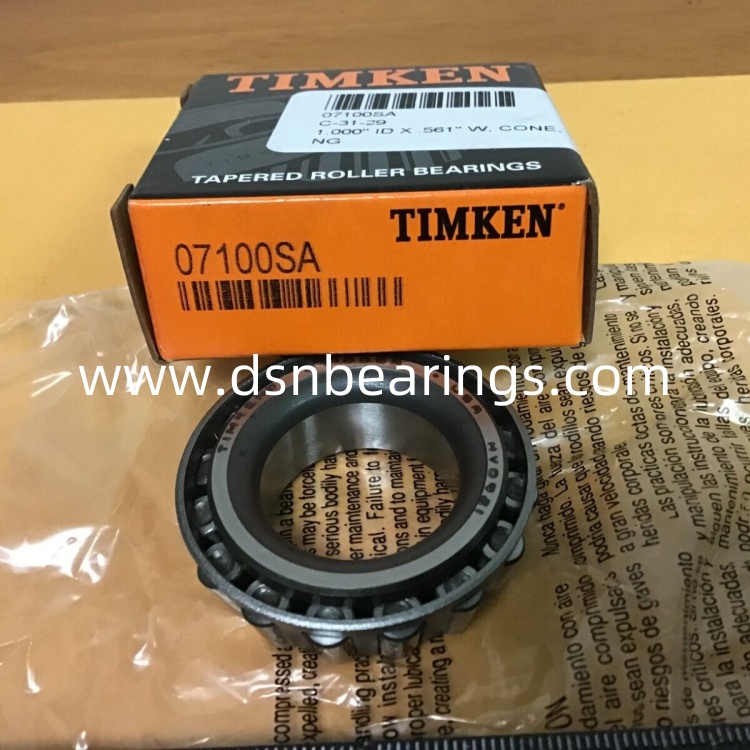 TIMKEN 07100SA tapered roller bearing