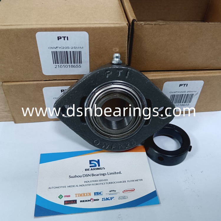 PTI OWFK205-25MM Flange Block Bearing