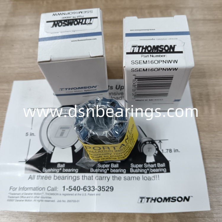 THOMSON SSEM16OPNWW linear bearing