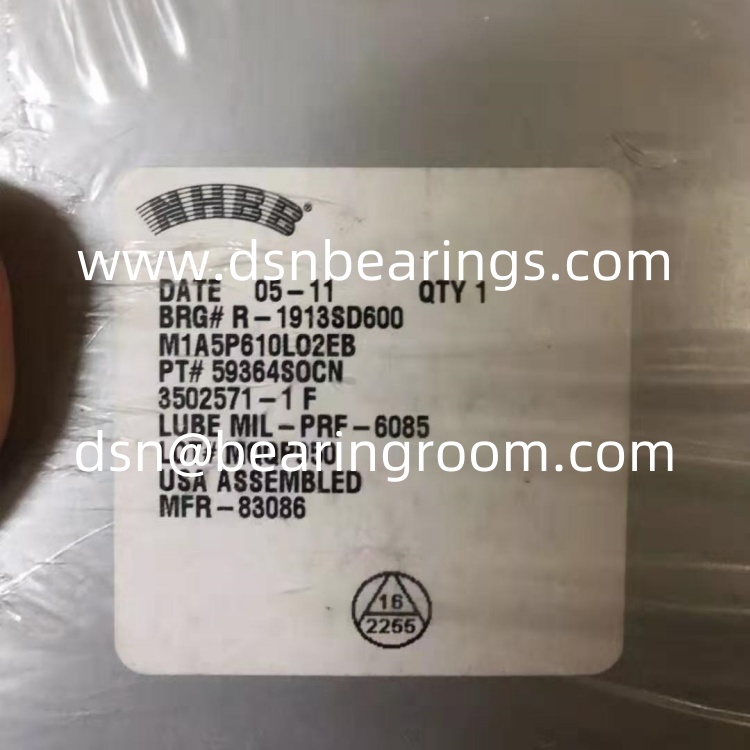 NHBB Bearing 3502571-1F Aerospace bearing R-1913SD600 M1A5P610L02EB