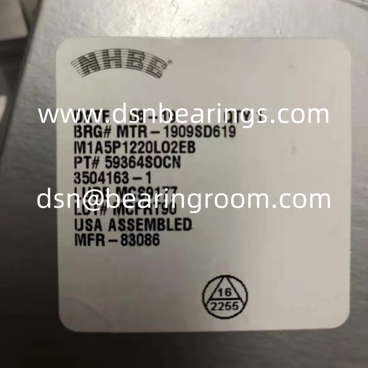 NHBB 3504163-1 Aerospace bearing MTR-1909SD619 M1A5P1220LO2EB