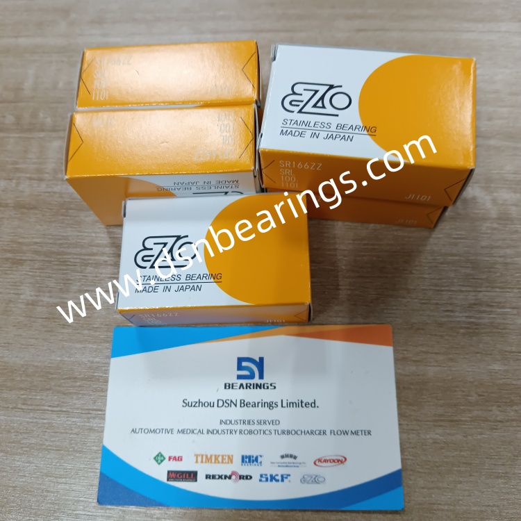 EZO bearing SR166ZZ micro stainless steel bearing