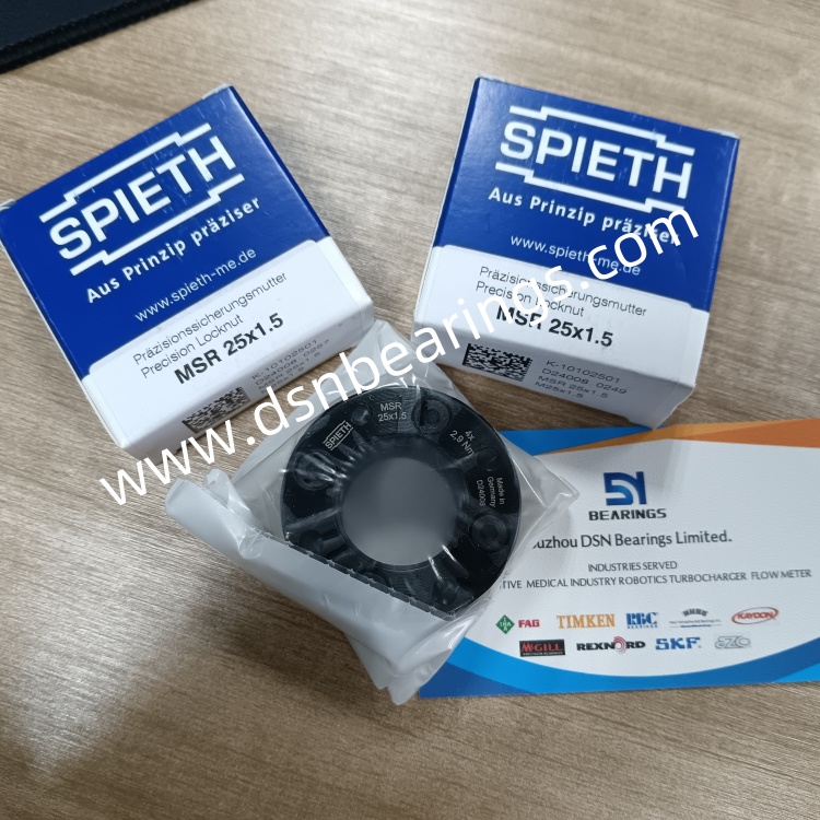 SPIETH MSR 25x1.5 LOCKNUTS BEARINGS K-10102501