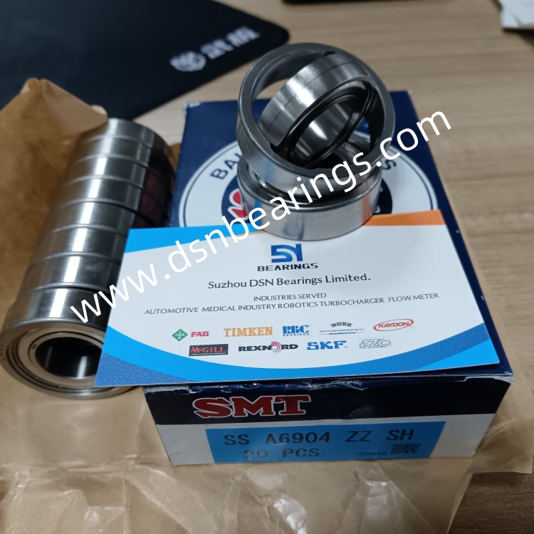 SMT bearing SSA6904ZZSH with aligning stainless steel bearing