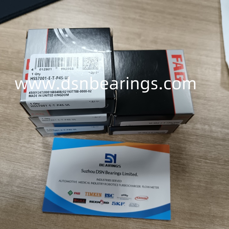 FAG Bearings HSS7001-E-T-P4S-UL machine tool spindle bearings